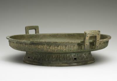 图片[3]-Pan water vessel with coiling kui-dragon pattern, mid-Spring and Autumn period (670-571 BCE)-China Archive